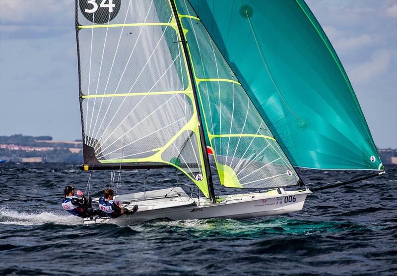 - Day 10 - Hempel Sailing World Championship, Aarhus, Denmark - August 2018 photo copyright Sailing Energy / World Sailing taken at  and featuring the 49er class