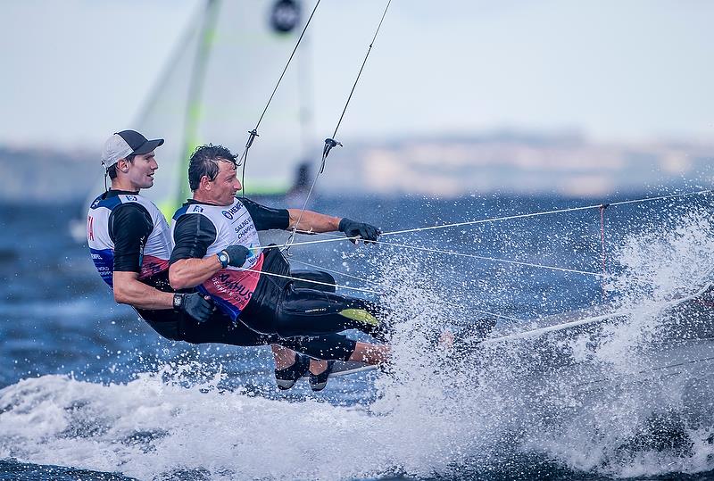 49er - Day 10 - Hempel Sailing World Championships, Aarhus, Denmark, August 10, 2018 photo copyright Sailing Energy / World Sailing taken at  and featuring the 49er class