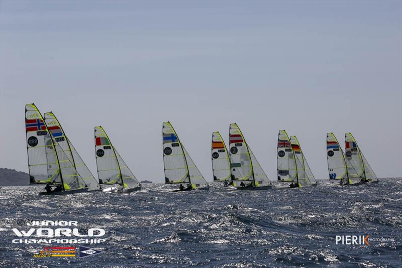 2018 49er, 49erFX & Nacra 17 Junior World Championships - photo © Pierick Jeannoutot