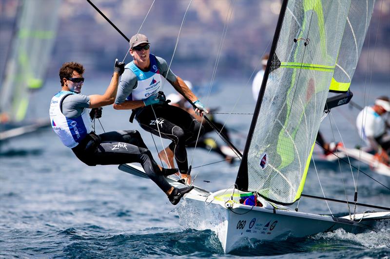 Peter Burling and Blair Tuke - 49er - NZL Sailing Team - 2019 Hempel World Cup Series, Genoa, April 2019 photo copyright Sailing Energy taken at Yacht Club Italiano and featuring the 49er class