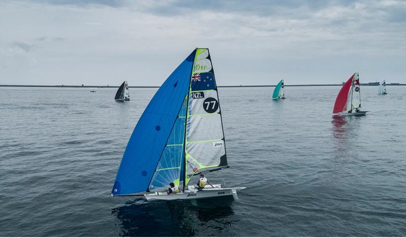 Peter Burling and Blair Tuke - NZL - Day 7 - European 49er Championships  - Weymouth, May 19,  2019 - photo © Lloyd Images