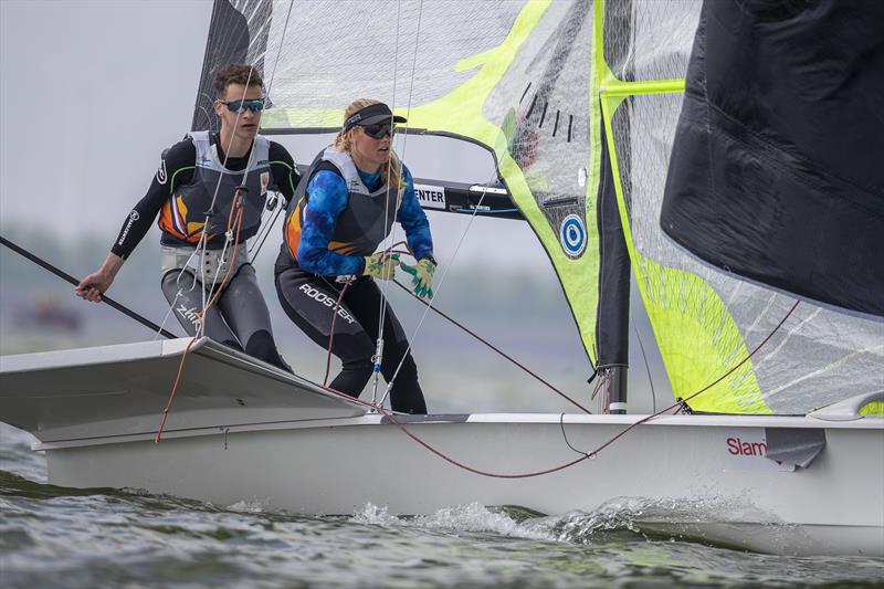 Pim Schep and Dewi Couvert, 49er (NED) - Medemblik Regatta Nautical Festival, Day 2 photo copyright Sander van der Borch taken at  and featuring the 49er class