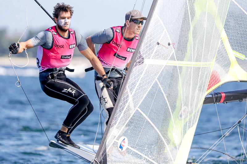 Peter Burling and Blair Tuke - NZL Sailing Team wear Zhik photo copyright ChristianBeeck.de taken at Yachting New Zealand and featuring the 49er class