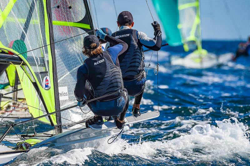 - NZL - 49er Junior Worlds, Risor, Norway - July 2019 - photo © Martina Orsini