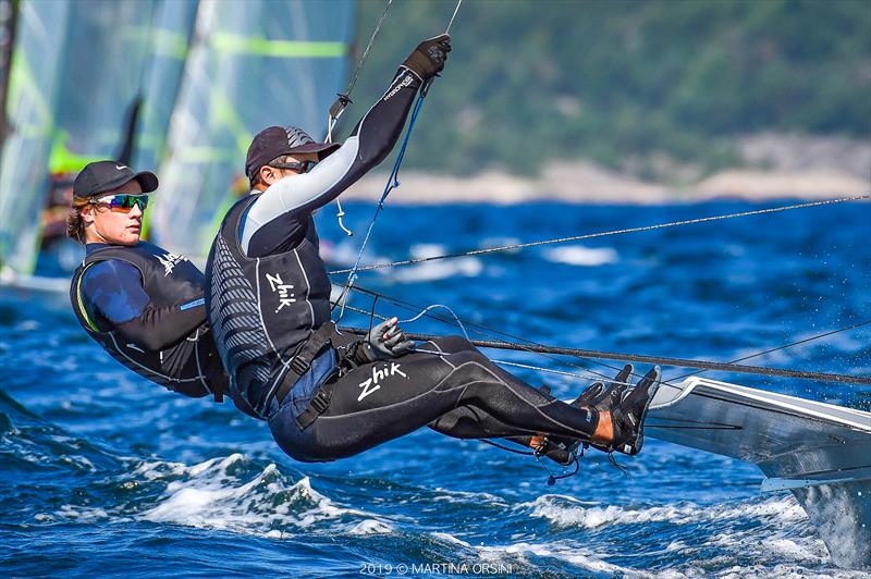 - NZL - 49er Junior Worlds, Risor, Norway - July 2019 - photo © Martina Orsini