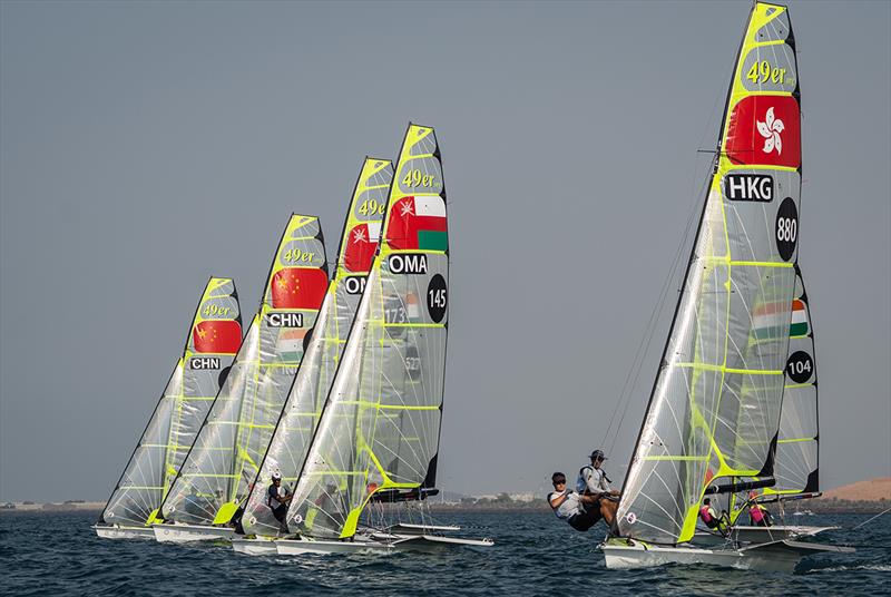 49er & 49erFX Asian Championship 2019 - Day 3 photo copyright 49er & 49erFX Asian Championship taken at Abu Dhabi Sailing & Yacht Club and featuring the 49er class