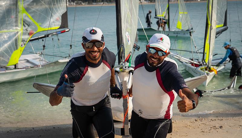 49er & 49erFX Asian Championship 2019 photo copyright 49er & 49erFX Asian Championship taken at Abu Dhabi Sailing & Yacht Club and featuring the 49er class