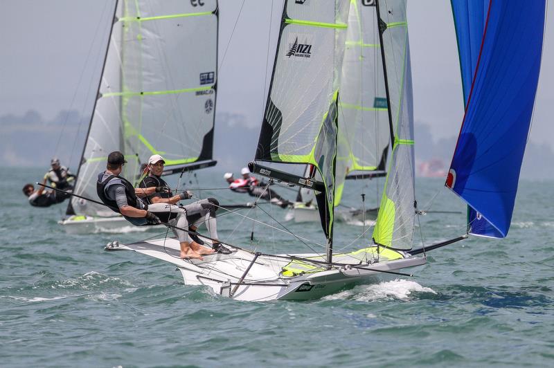 Peter Burling and Blair Tuke - 49er - Hyundai World Championships, Oceania Championship, Day 3, November 27, 2019, Royal Akarana Yacht Club. - photo © Richard Gladwell / Sail-World.com