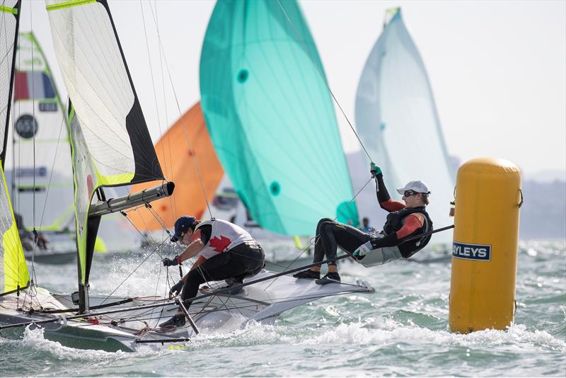 Day 1, 49er World Championships presented by Hyundai - December 3, 2019, Auckland NZ - photo © Matias Capizzano