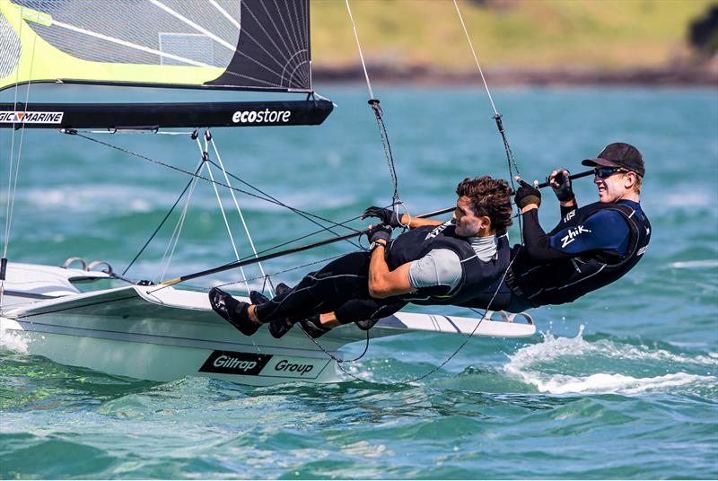 Day 1, 49er World Championships presented by Hyundai - December 3, 2019, Auckland NZ - photo © Jesus Renedo / Sailing Energy