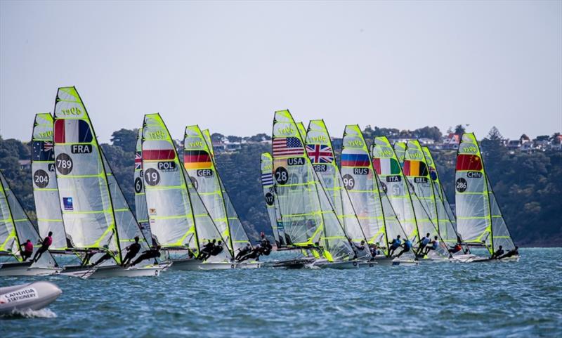 2019 Hyundai 49er, 49erFX and Nacra 17 World Championships - Day 1 - photo © Jesus Renedo / Sailing Energy