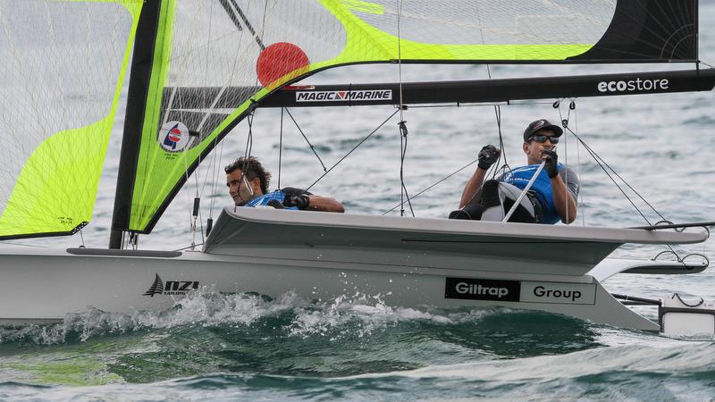Peter Burling and Blair Tuke -  49er Worlds, - Day 5 - Auckland , December 3-8, photo copyright Richard Gladwell / Sail-World.com taken at Royal Akarana Yacht Club and featuring the 49er class