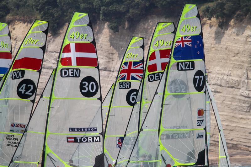 - 49er Worlds, - Day 5 - Auckland , December 3-8, 2019 photo copyright Richard Gladwell / Sail-World.com taken at Royal Akarana Yacht Club and featuring the 49er class