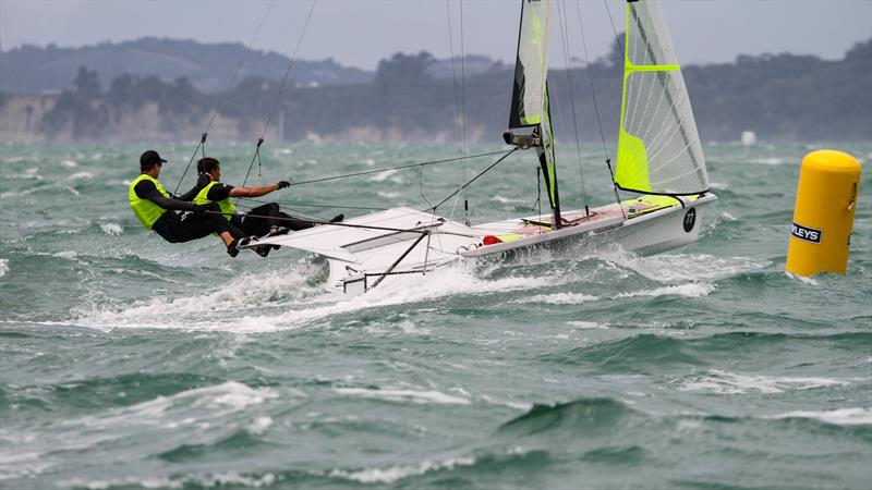 Peter Burling and Blair Tuke - 49er - 49er Worlds, - Day 6 - Auckland, December 3-8, - photo © Richard Gladwell / Sail-World.com