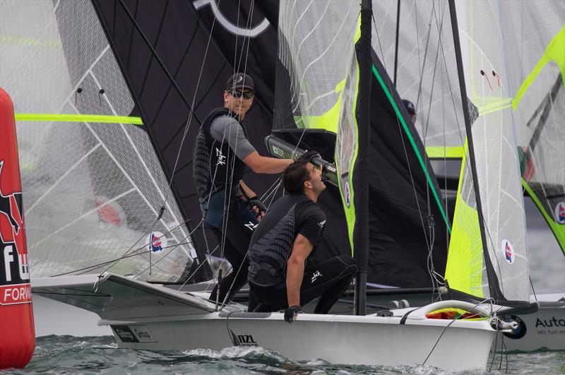   Peter Burling and Blair Tuke - 49er - Day 3 - 2020 World Championships - Royal Geelong Yacht Club - February 2020 - photo © Bill Phillips