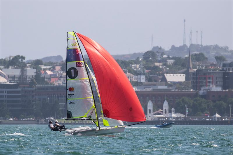 Peter Burling and Blair Tuke - 49er - Day 4 - 2020 World Championships - Royal Geelong Yacht Club - February 2020 - photo © Bill Phillips