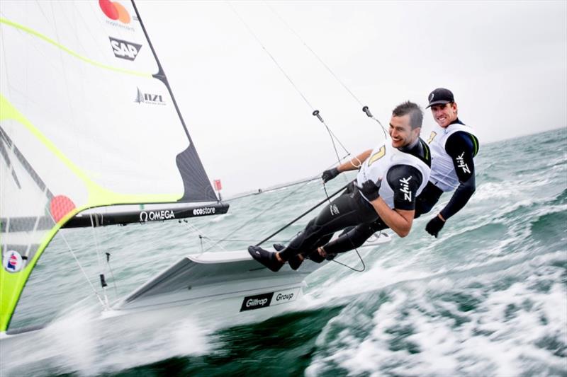 Peter Burling and Blair Tuke - 49er, 49er FX & Nacra 17 World Championship 2020, final day photo copyright Pedro Martinez / Sailing Energy taken at Royal Geelong Yacht Club and featuring the 49er class