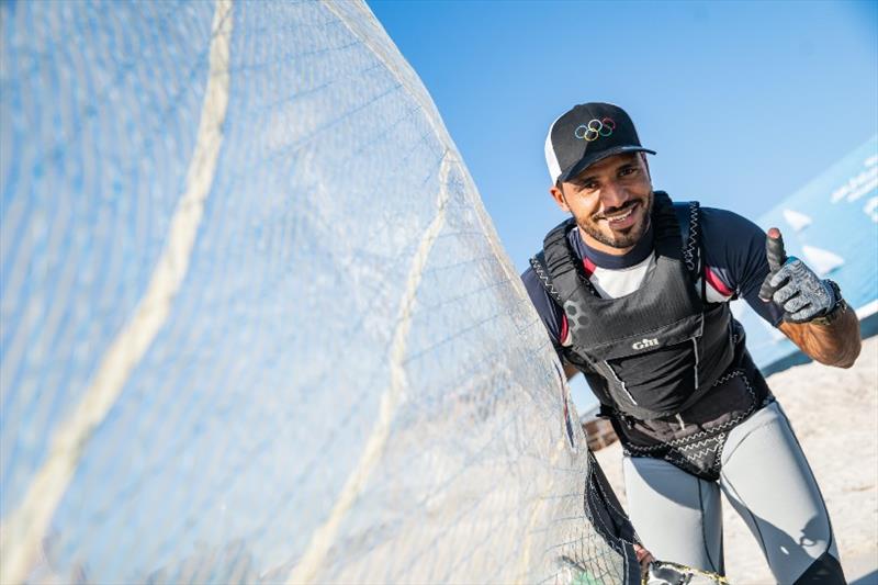 Oman's Olympic hopeful at 2020 World 49er Championship photo copyright Oman Sail taken at Royal Geelong Yacht Club and featuring the 49er class