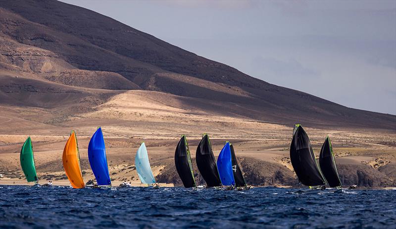 2021 Lanzarote International Regatta photo copyright Sailing Energy taken at  and featuring the 49er class