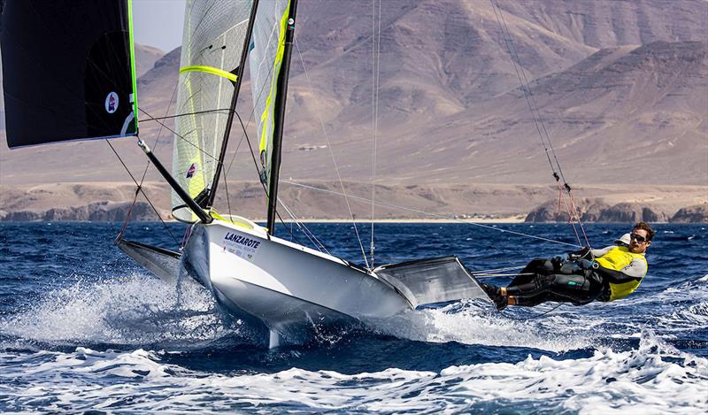 2021 Lanzarote International Regatta - Day 5 photo copyright Sailing Energy taken at  and featuring the 49er class