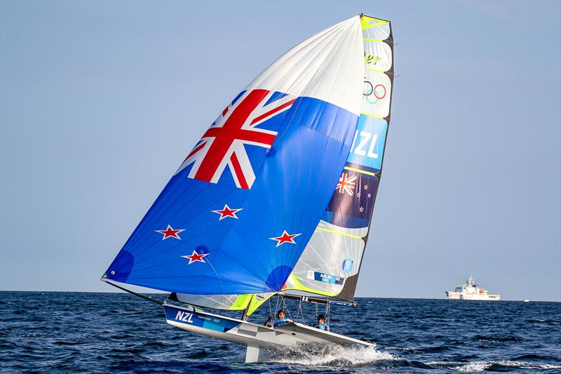 Tokyo2020 - Peter Burling and Blair Tuke - Mens 49er - Day 7- July, 31, - Enoshima, Japan photo copyright Richard Gladwell - Sail-World.com / Photosport taken at  and featuring the 49er class