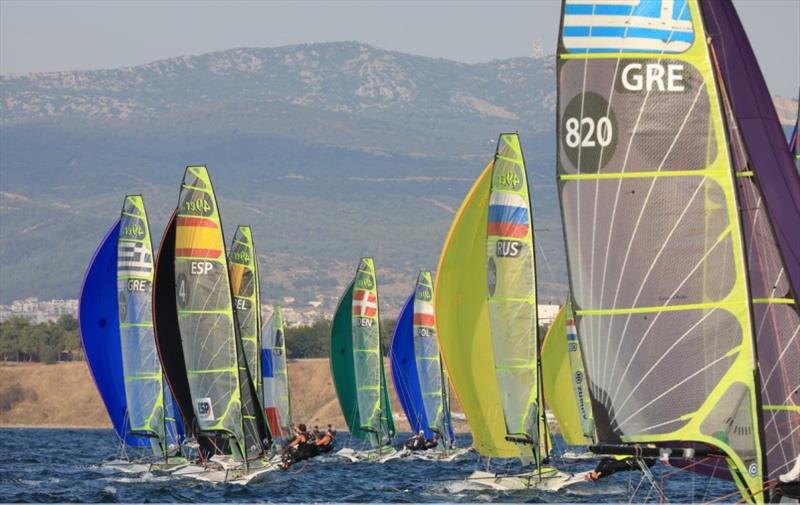 49er, 49erFX and Nacra 17 European Championships 2021 at Thessalonikki, Greece - Day 3 - photo © Nikos Pantis