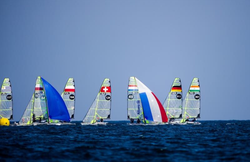 2021 Nacra 17, 49erFX and 49er World Championships in Mussanah - Day 1 - photo © Sailing Energy / Oman Sail