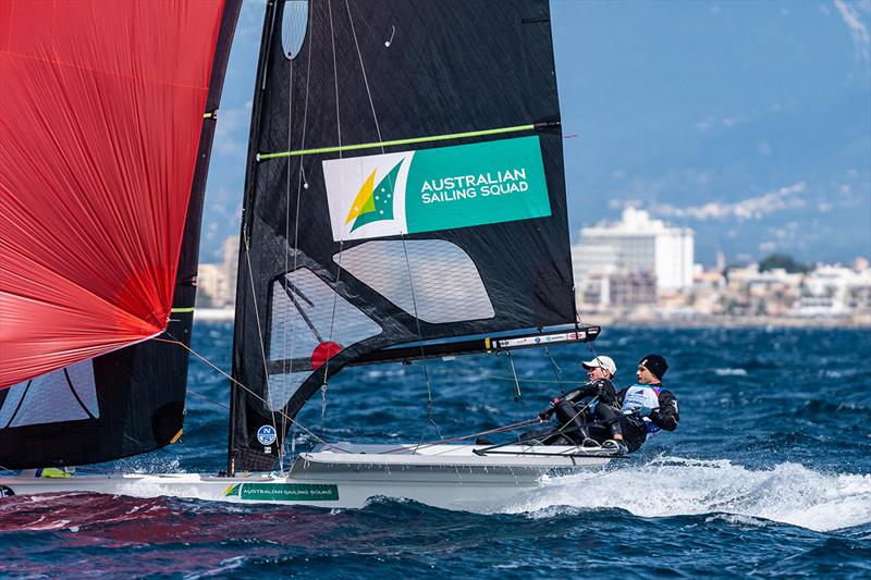 Jim Colley and Shaun Connor performed well in the 49er - Princess Sofia Trophy - photo © Beau Outteridge