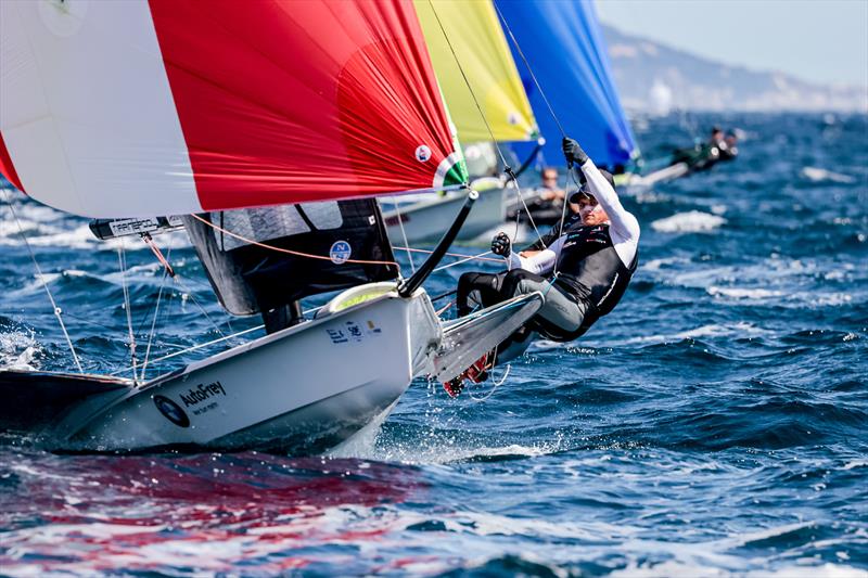 49er - Day 4 - 53rd Semaine Olympique Francais, Hyeres photo copyright Sailing Energy / FFVOILE taken at COYCH Hyeres and featuring the 49er class