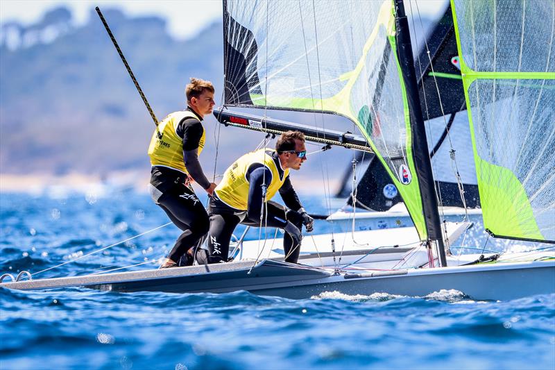 Men's 49er gold for Dominik Buksak & Szymon Wierzbicki (POL) in the 53rd Semaine Olympique Francais, Hyeres - photo © Sailing Energy / FFVOILE