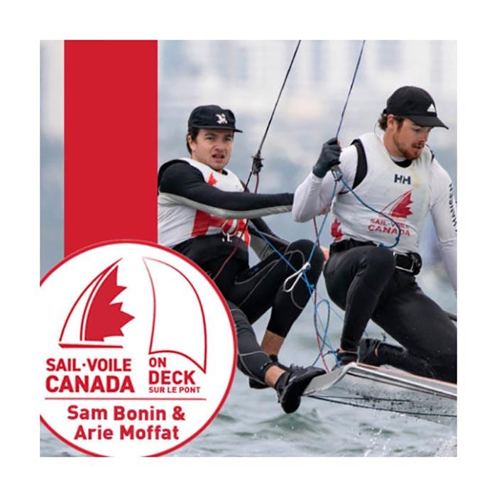 Sam Bonin and Arie Moffat photo copyright Sail Canada taken at Sail Canada and featuring the 49er class