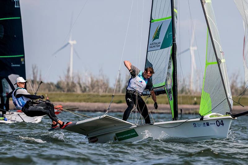 Tom Burton and Simon Hoffman  - Hempel World Cup Series Allianz Regatta - photo © Sailing Energy