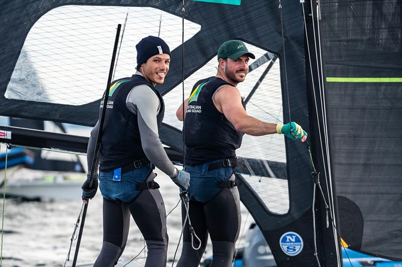 A satisfying best result for Jim Colley and Shaun Connor - 49er, 49erFX and Nacra 17 European Championships - photo © Beau Outteridge