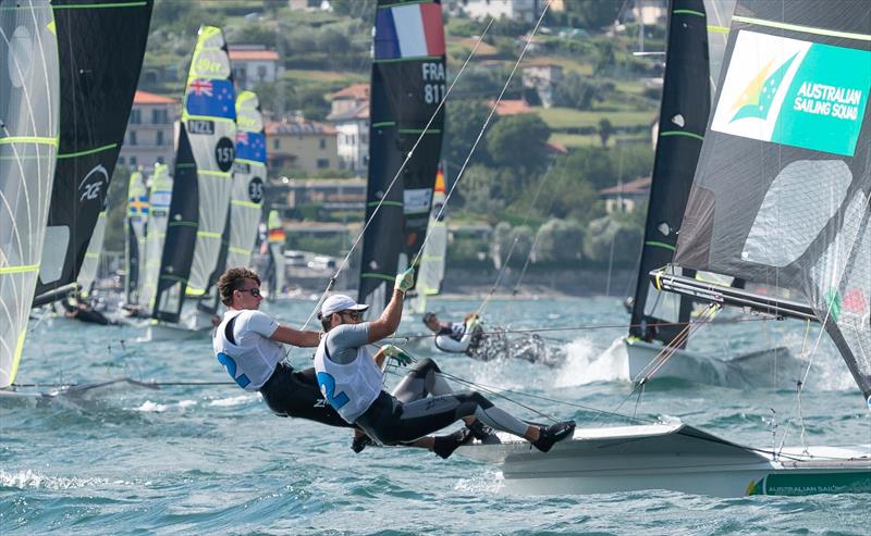 Jack Ferguson and Max Paul photo copyright Renato Tibaldi taken at  and featuring the 49er class