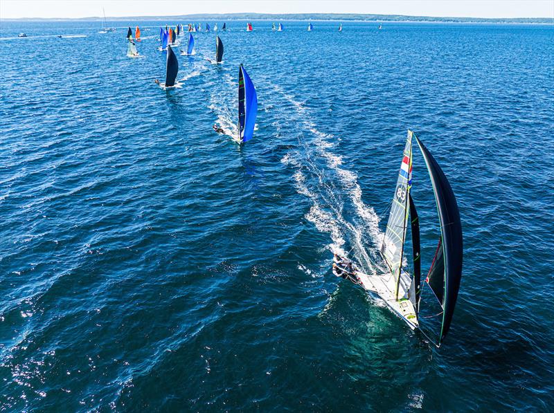 49er, 49erFX and Nacra 17 World Championships in Nova Scotia, Canada Day 2 photo copyright Sailing Energy taken at  and featuring the 49er class