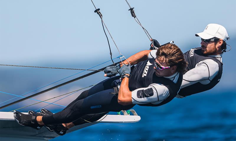 Logan Dunning Beck and Oscar Gunn (NZL) 49er - Day 3 - World Championship August 31st - September 5th, Halifax, Nova Scotia, Canada - photo © Sailing Energy