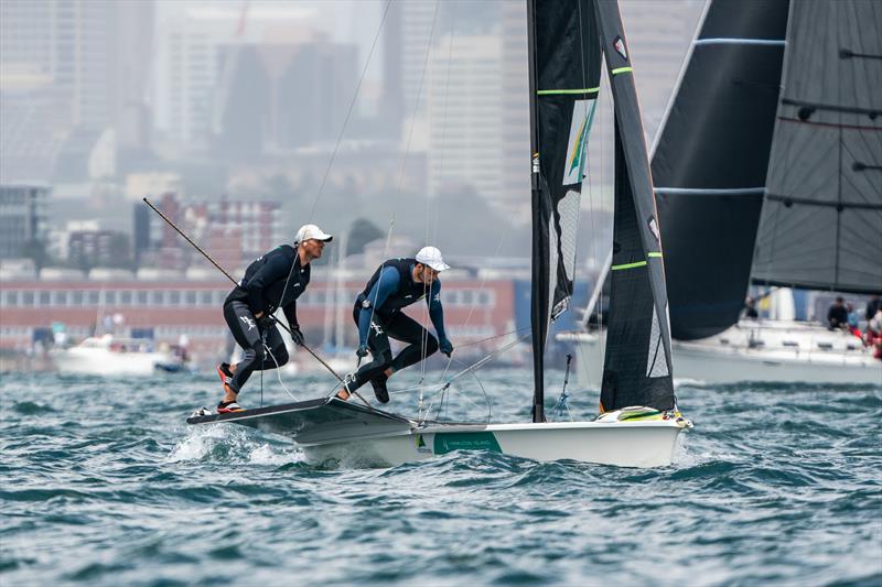 Tom Burton and Max Paul at Sail Sydney 2022 photo copyright Beau Outteridge taken at Australian Sailing and featuring the 49er class