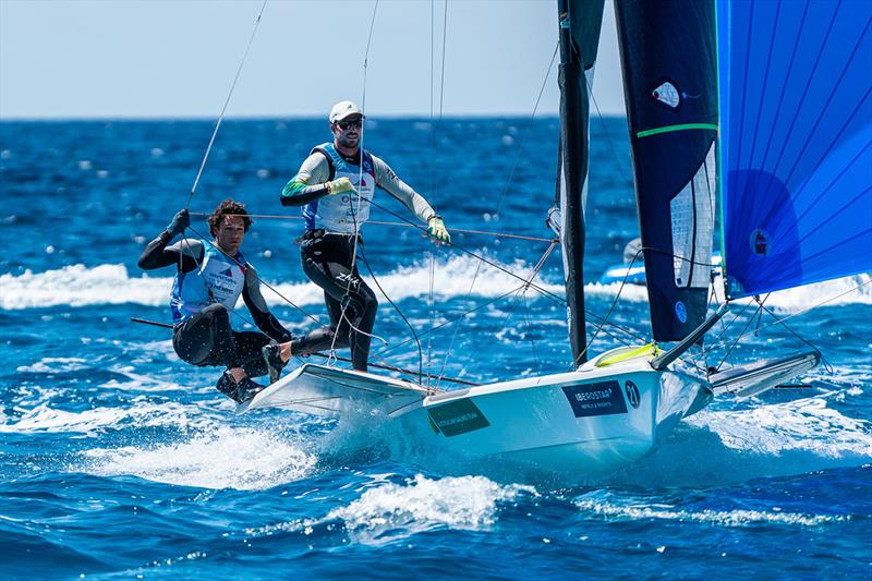 Jim Colley and Shaun Connor - Trofeo Princesa Sofia Regatta photo copyright Beau Outteridge taken at  and featuring the 49er class