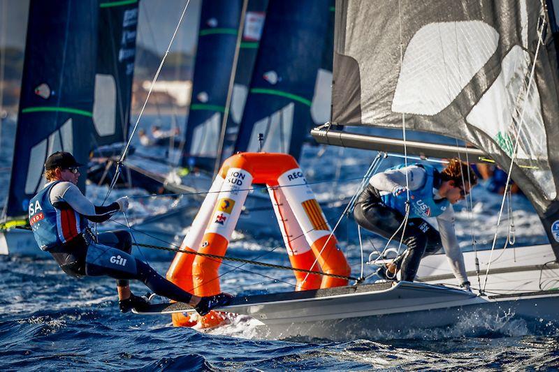 USA on day 3 - 54th Semaine Olympique Française - Toulon Provence Méditerranée photo copyright Sailing Energy / Semaine Olympique Française taken at COYCH Hyeres and featuring the 49er class