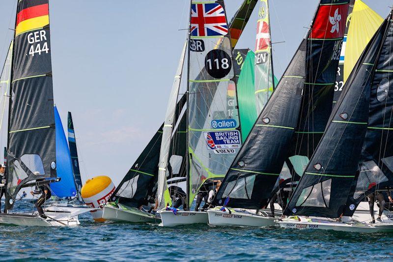 Racing got underway on the inshore courses off Schilksee - day 1 of Kiel Week - photo © Kiel Week / www.ChristianBeeck.de