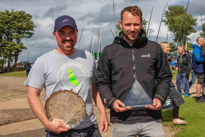 Matty and James Lyons win the 61st Lord Birkett Memorial Trophy at Ullswater  photo copyright Tim Olin / www.olinphoto.co.uk taken at Ullswater Yacht Club and featuring the 49er class