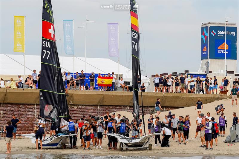 2023 Allianz Sailing World Championships - Day 8 photo copyright Sailing Energy / World Sailing taken at  and featuring the 49er class