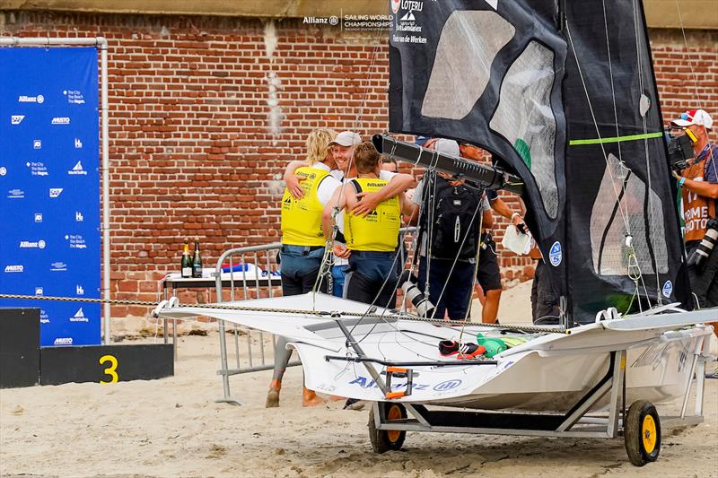 2023 Allianz Sailing World Championships - Day 8 photo copyright Sailing Energy / World Sailing taken at  and featuring the 49er class