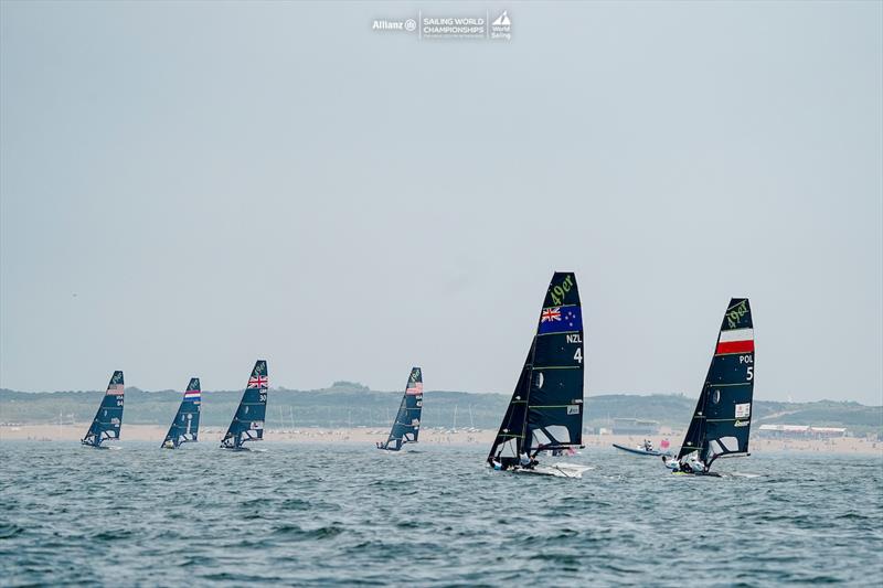2023 Allianz Sailing World Championships - Day 8 photo copyright Sailing Energy / World Sailing taken at  and featuring the 49er class