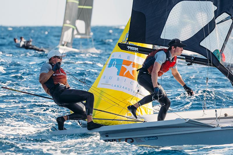 49er and 49erFX Worlds at Lanzarote day 1 - photo © Sailing Energy / Lanzarote Sailing Center