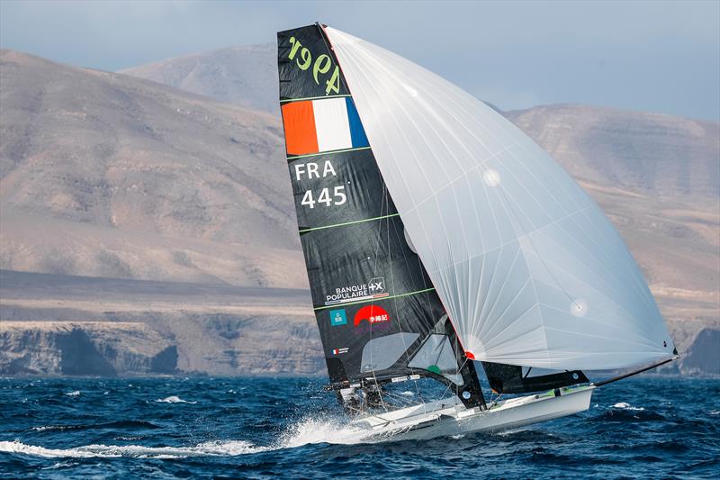 Glorious condidtions on 49er and 49erFX Worlds at Lanzarote day 3 - photo © Sailing Energy / Lanzarote Sailing Center