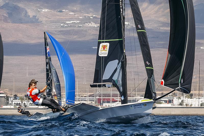 Mikolaj Staniul & Jakub Sztorch - POL 64 - 49er and 49erFX World Championships 2024 - photo © Sailing Energy / Lanzarote Sailing Center