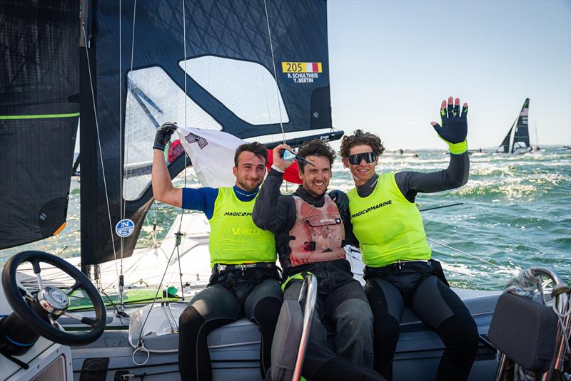 2024 49er, FX & Nacra 17 Junior World Championships  photo copyright The international 49er class taken at  and featuring the 49er class