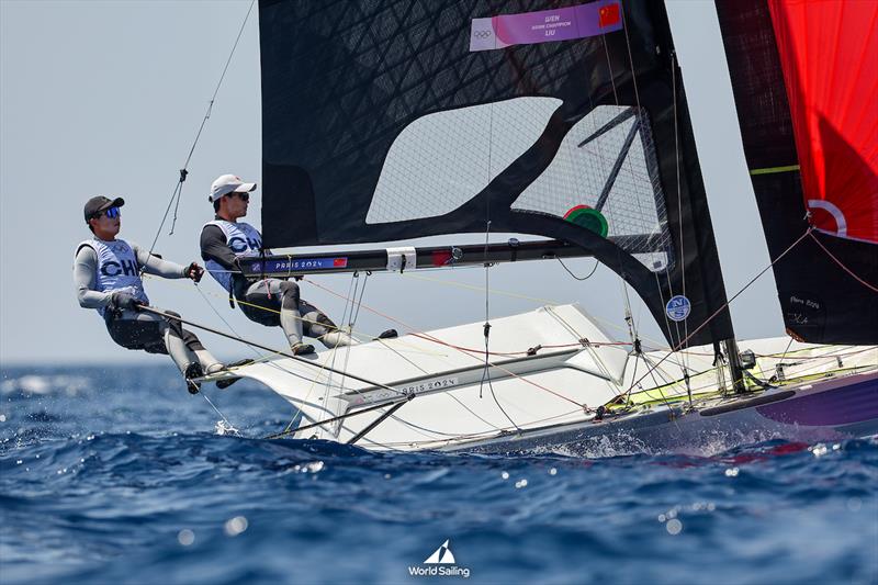 CHN - 49er- Marseille - Paris2024 Olympic Regatta - July 29, 2024 - photo © World Sailing / Sander van der Borch