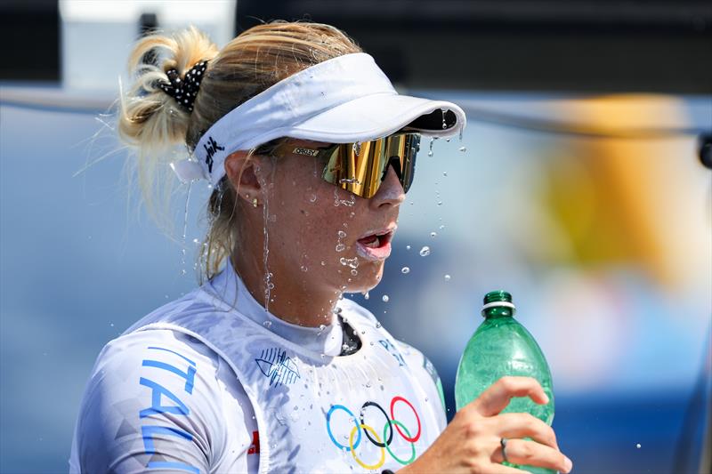 49er FX racing on July 29 in Marseille at the Paris 2024 Olympic Regatta - photo © World Sailing / Lloyd Images